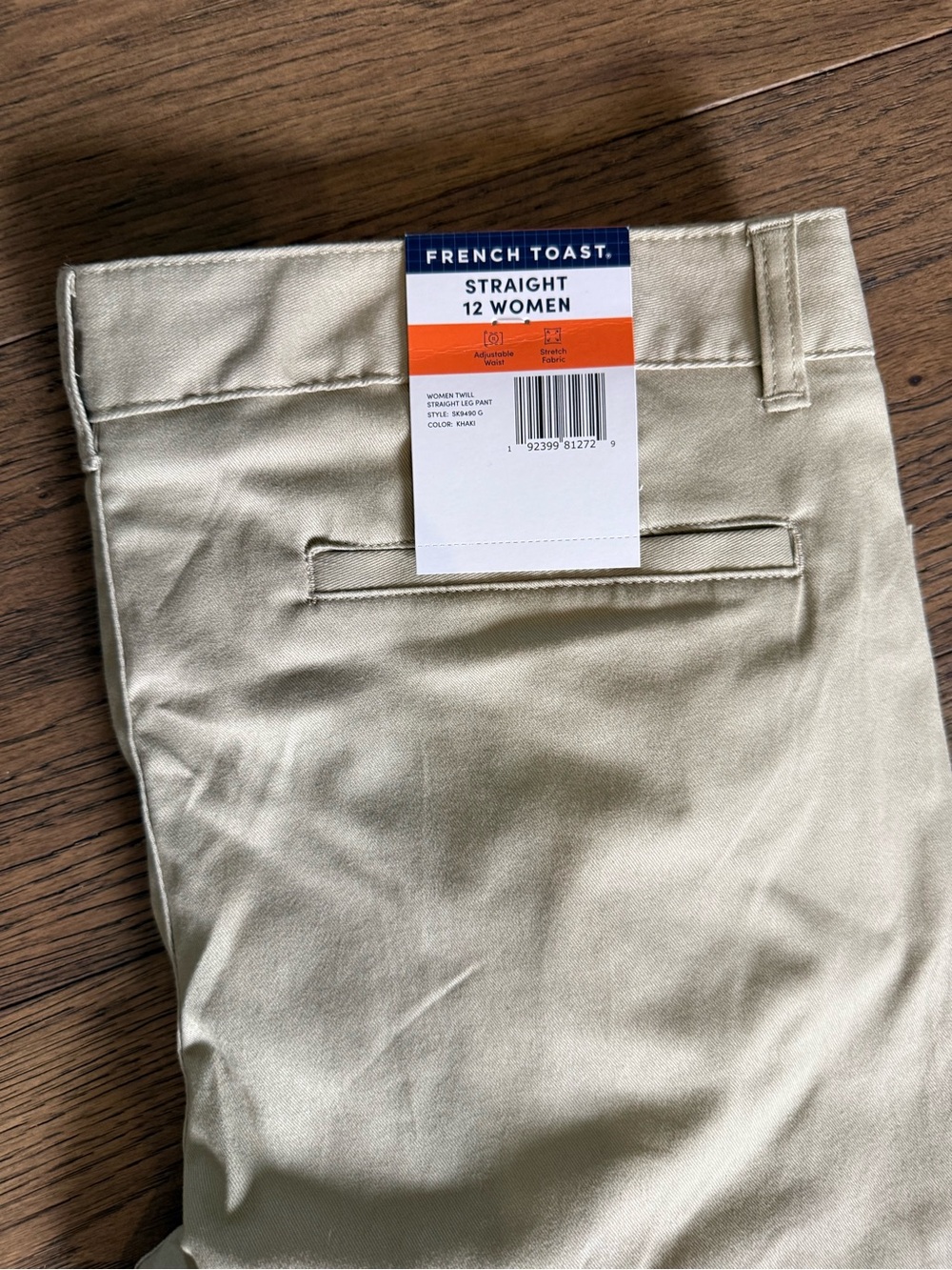 French Toast Women's Straight Leg Pants in Khaki